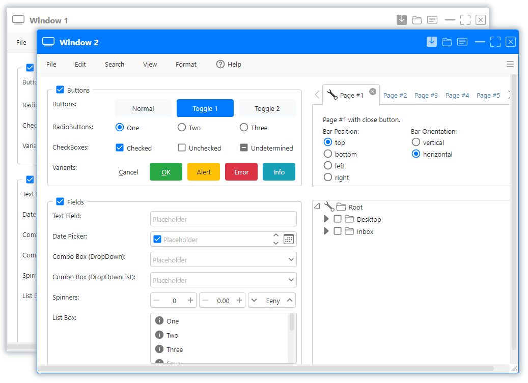Wisej.NET Bootstrap-4 Theme
